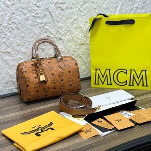 MCM EIla Visetos New Boston Bag